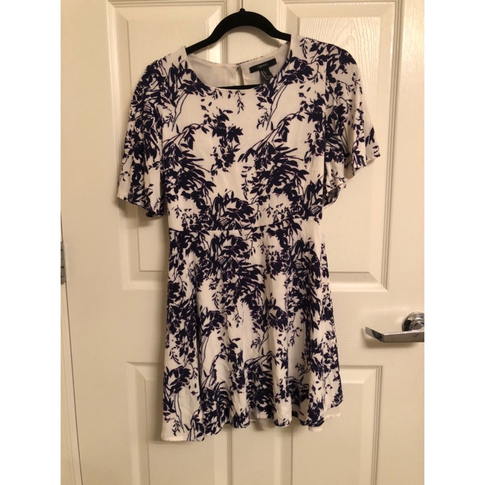 Floral White Dress